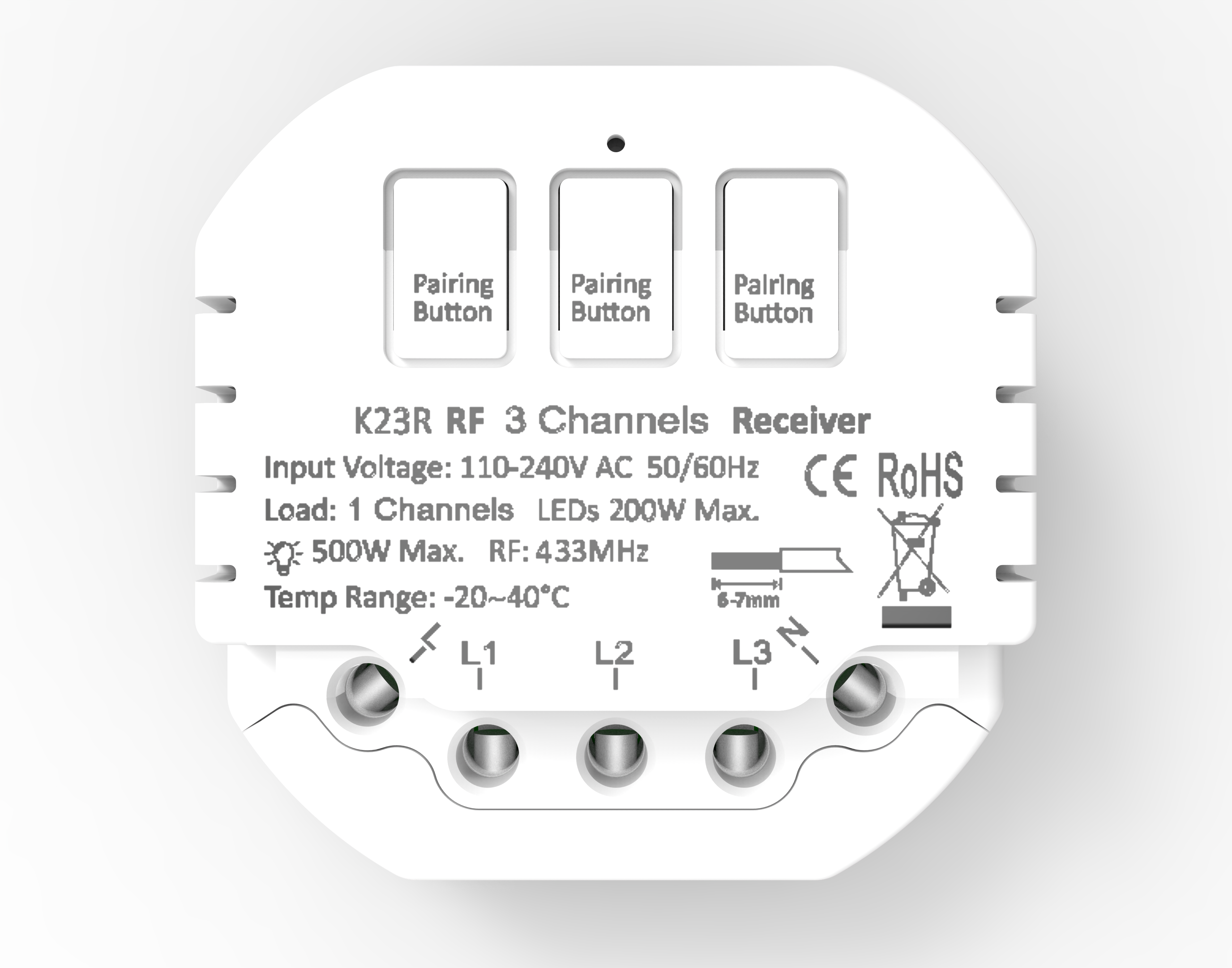 K23R 3-Channel Actuator