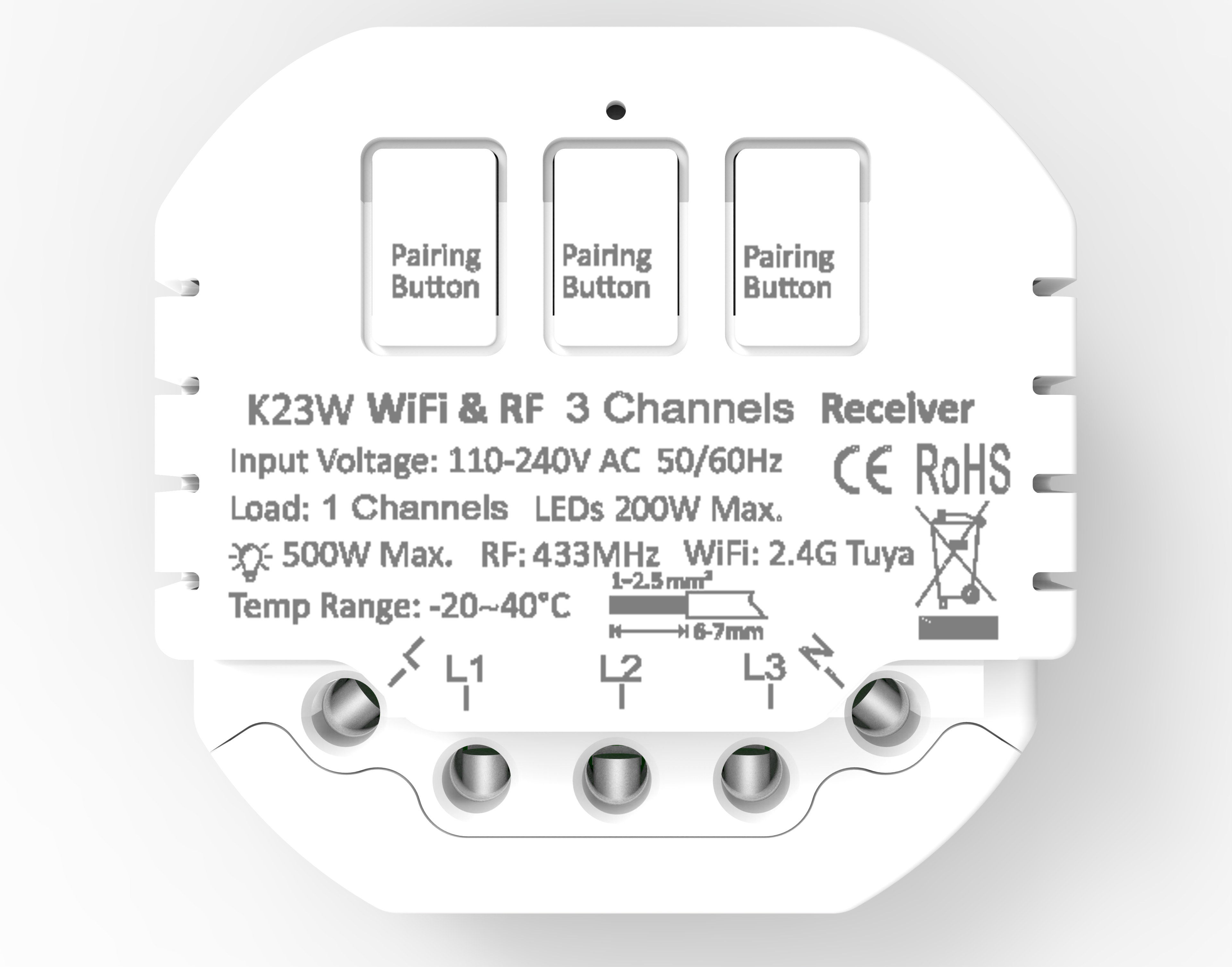 K23W 3-Channel Actuator
