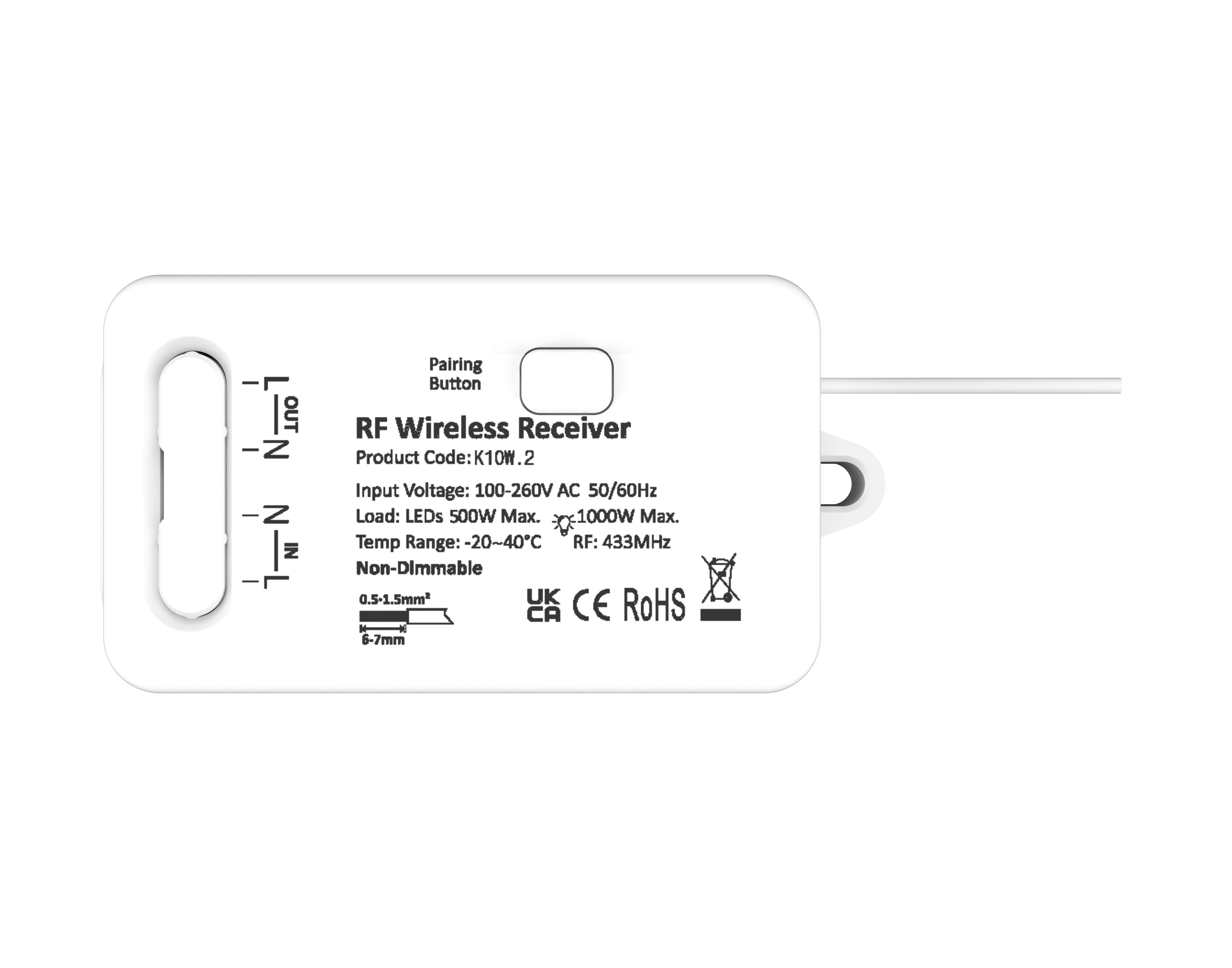 K10W 1-Channel Reciever