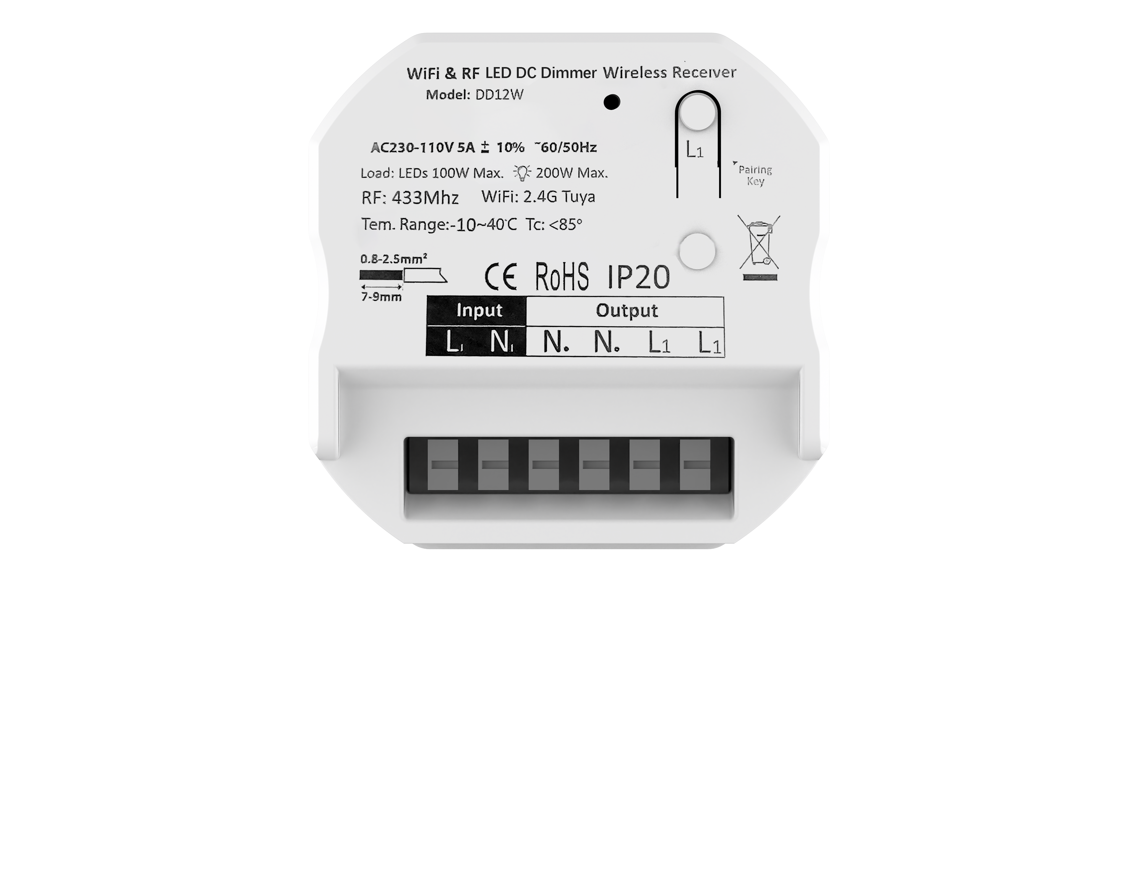 D12 1 channel Dimmer