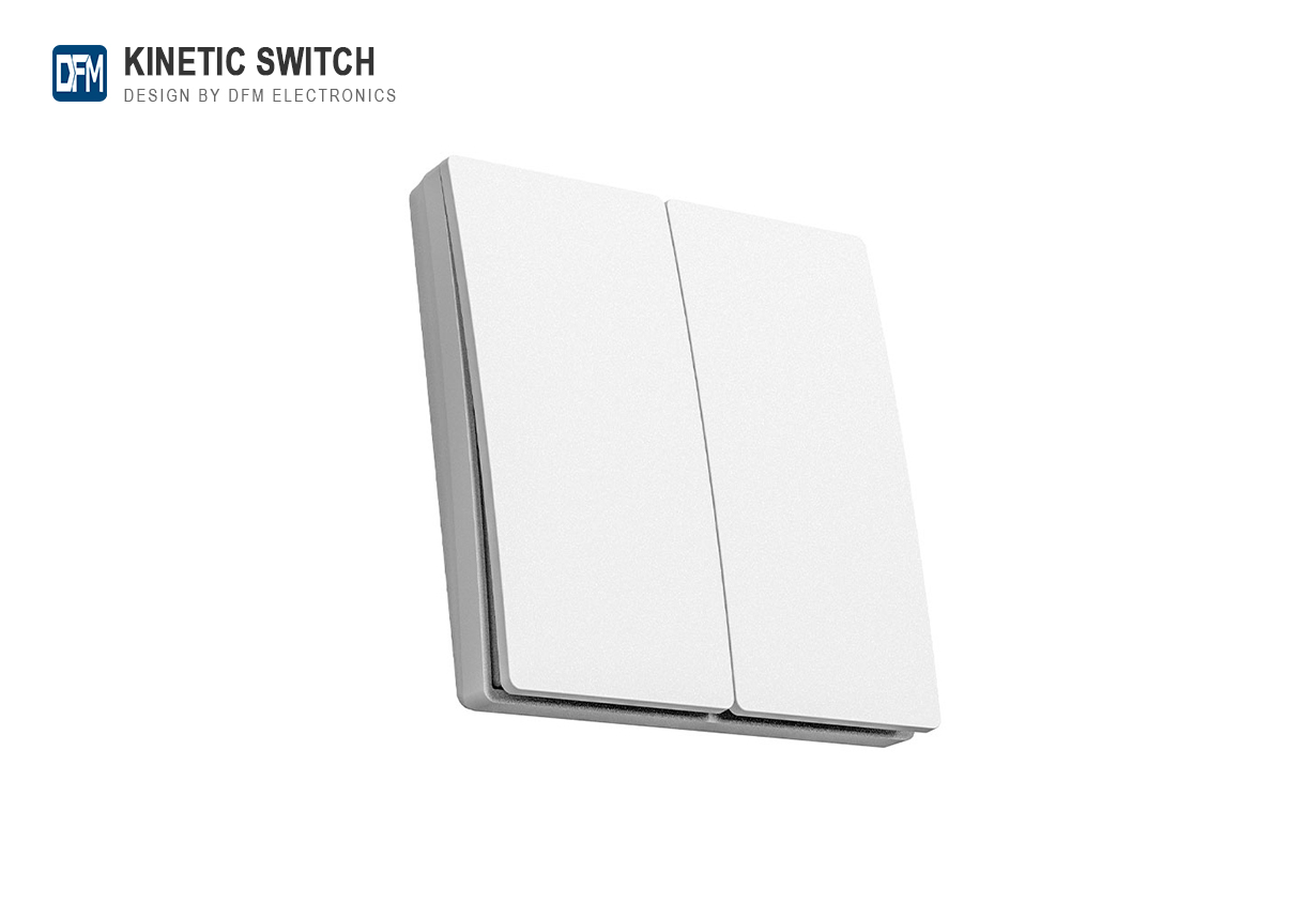 Type 86 IP65 SP112 2-Gank Kinetic Switch