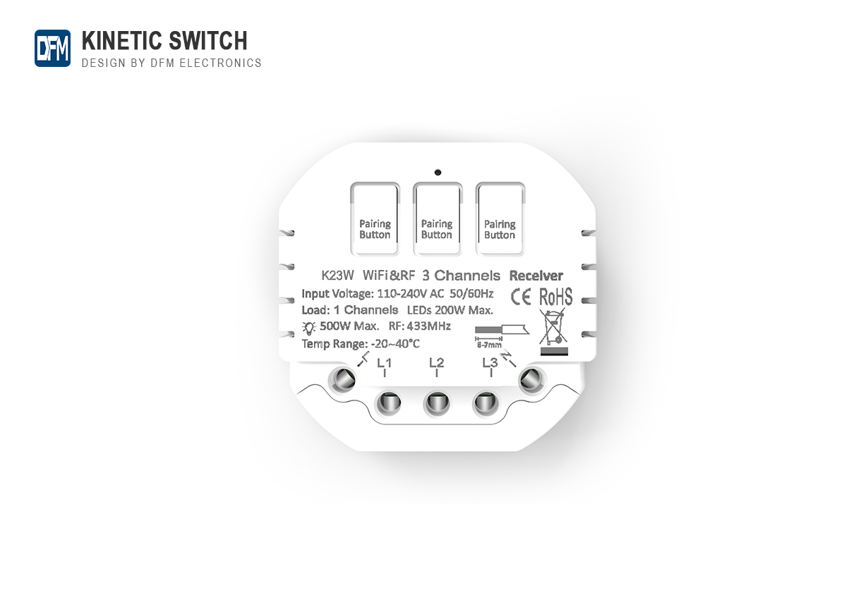 K23W 3-Channel Actuator