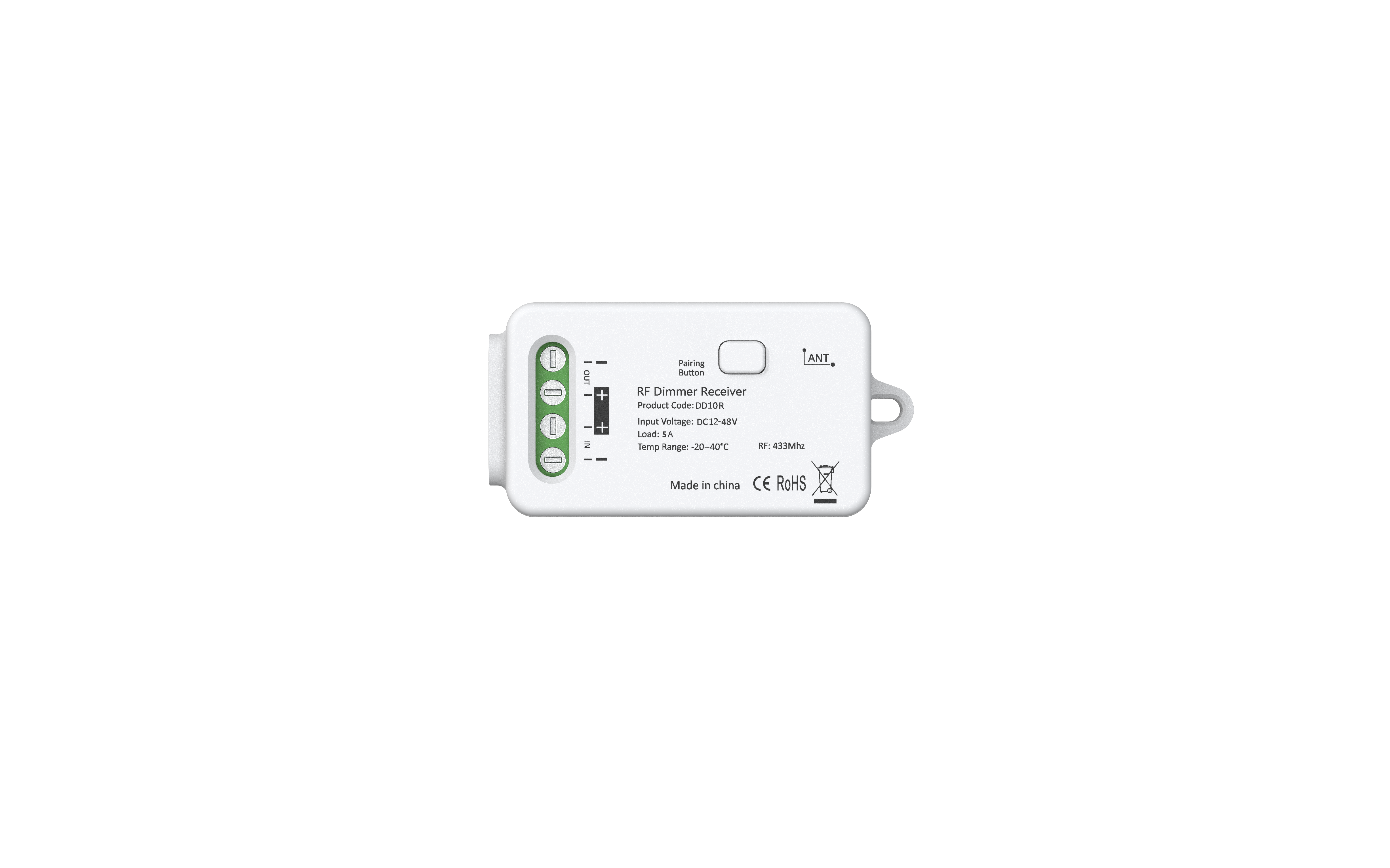 DD10 DC12V-48V 1 Channel Dimming Receiver